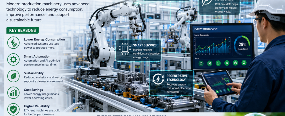 Why Modern Production Machinery Is Becoming More Energy Efficient